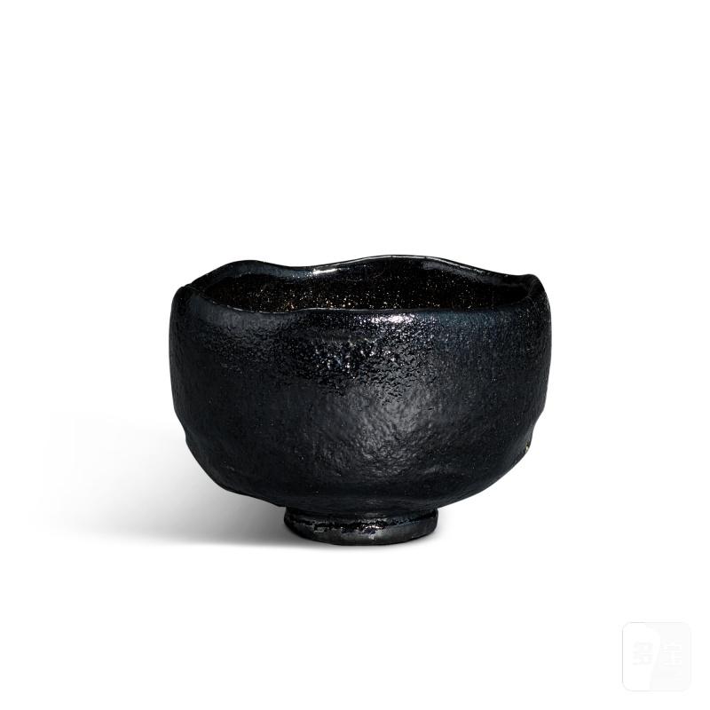 A black raku tea bowl, Japan, Edo period, 17th century | 日本 江戶時期 十七世紀 黑樂燒茶盌 - 图2